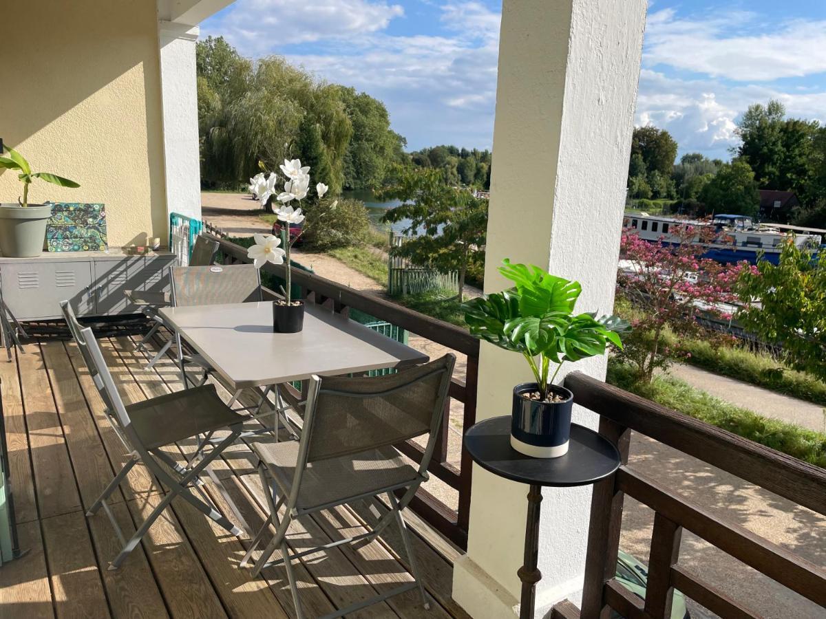 莫雷卢安河T3-Balcon Plein Sud-Acces Direct Au Bord Du Loing公寓 外观 照片