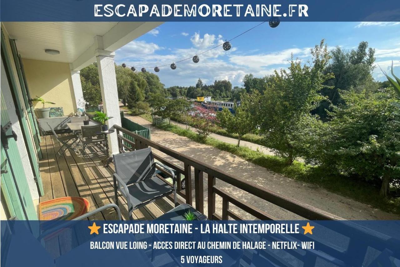 莫雷卢安河T3-Balcon Plein Sud-Acces Direct Au Bord Du Loing公寓 外观 照片